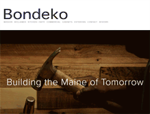 Tablet Screenshot of bondeko.com